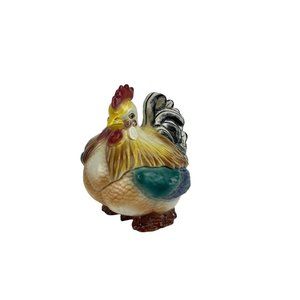 BDK Made in USA 238 Lidded Chicken Ceramic Mid Century Whimsical American Cerami
